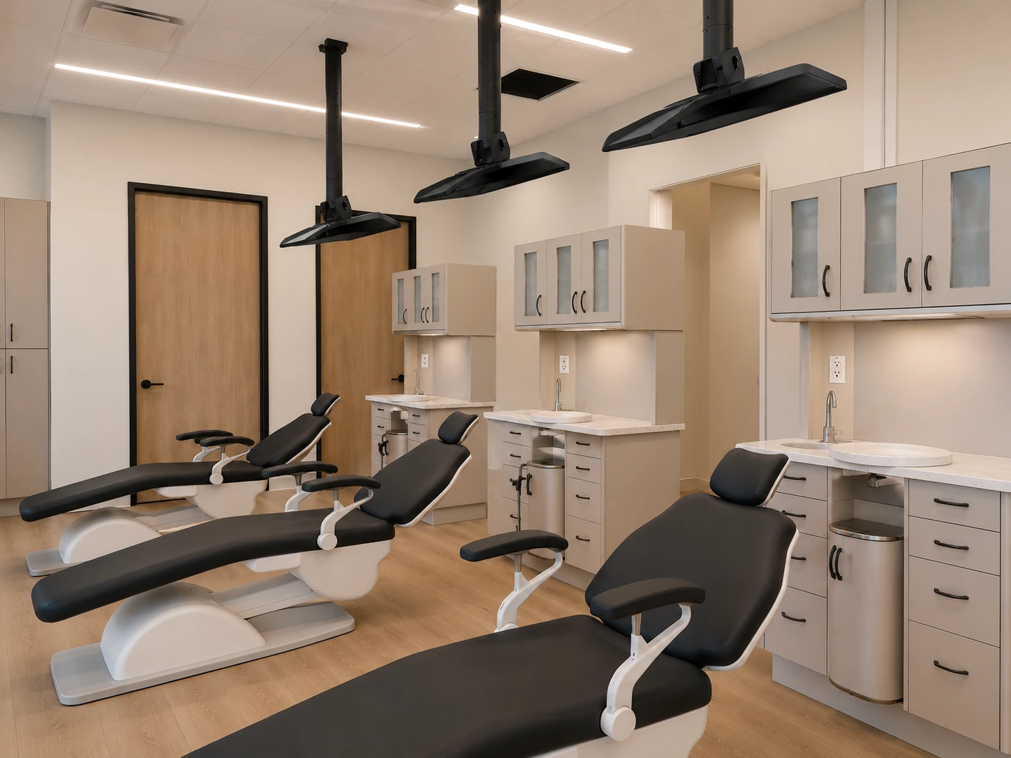 Treatment room at Little and Big Smiles Dentistry